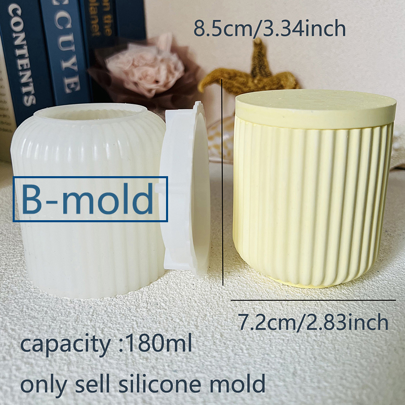 Cement Candle Jar Silicone Mol - Potsticker Mold recension och pris