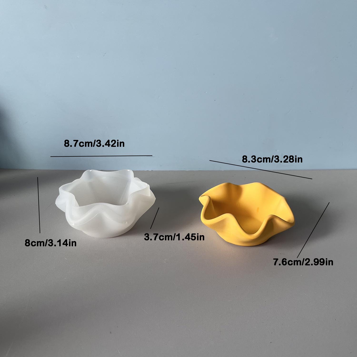 Creative Curved Edge Candle Bo - Potsticker Mold recension och pris